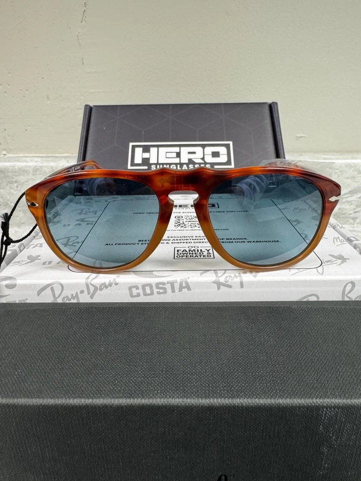 PERSOL | NUEVO | 0649S | 0649 1025 - S3 | RESINA E VENTA | AZUL CLARO Foto 2 de 4