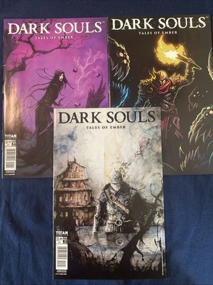 Dark Souls Tales Of Ember #1 Cover A, Cover D & #2 Cover A Titan Comics 2017