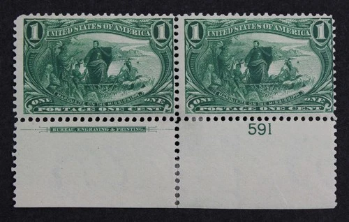 CKStamps: US Stamps Collection Scott#285 1c Mint H OG