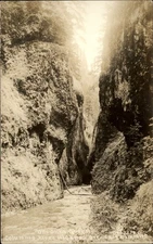 RPPC Oneonka Gorge Columbia River Highway Oregon ~ real photo postcard sku763
