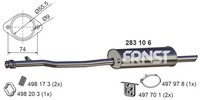 Ernst EndschalldäMpfer NachschalldäMpfer 283106 FüR BMW 3Er E36 Touring 316