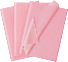 120 Sheets 20"X14" Pink Tissue Paper for Gift Bags Wrapping, Art Tissue Paper Bu