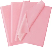 120 Sheets 20"X14" Pink Tissue Paper for Gift Bags Wrapping, Art Tissue Paper Bu