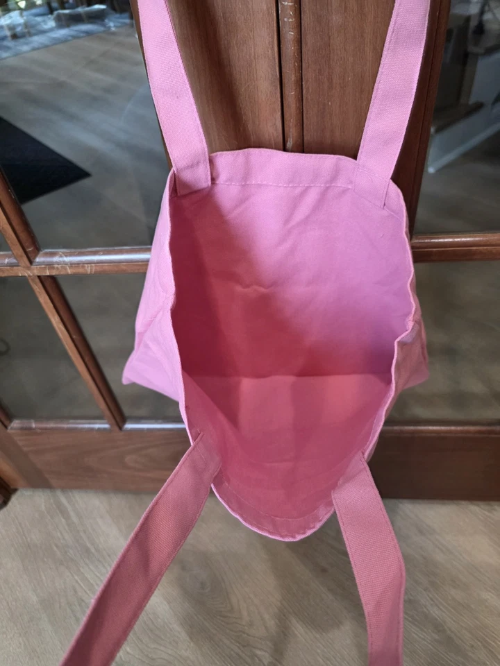 VALENTINO красоты холст сумка с короткими ручками путешествий розовый логотип новинка GWP новый - Изображение 3 из 3