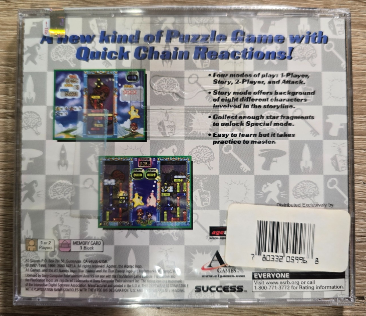 Puzzle Star Sweep (Sony PlayStation 1, 2001) for sale online | eBay