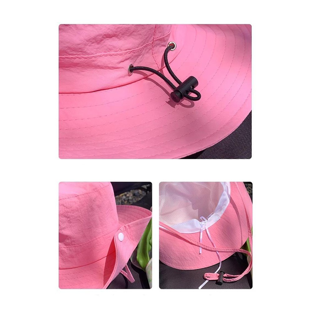 APL Cappello da Pescatore Regolabile alla Moda con Top Traspirante per l'Estate