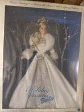 Barbie Holiday Christmas 2003 Winter Fantasy Holiday Vision Blonde Barbie nib