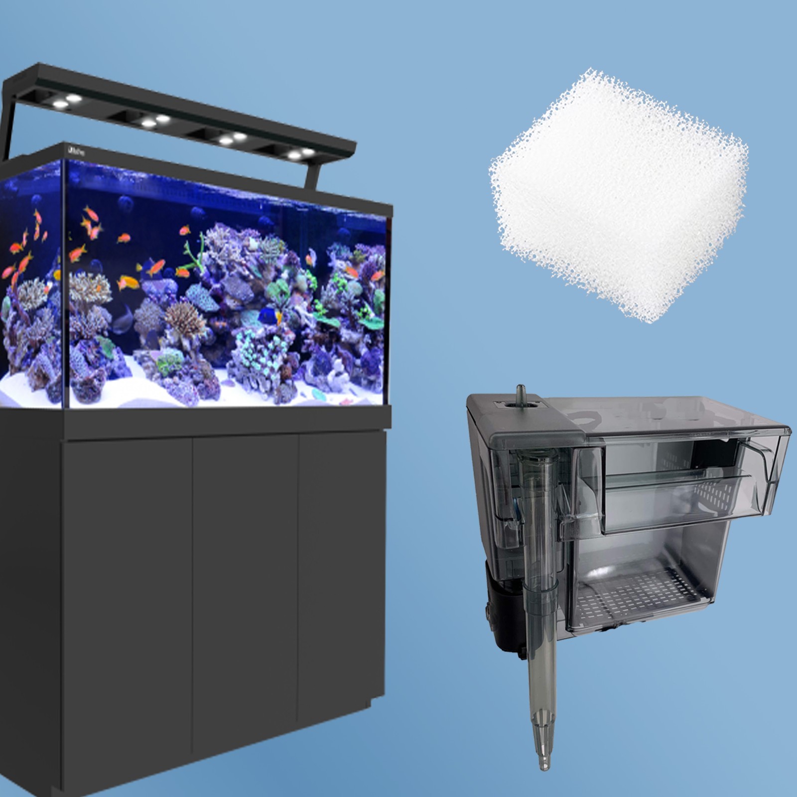 12 x Foam Filter Pads for Aqua Clear 20 Canister Filter Aquarium Bio Sponge