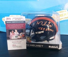 SIGNED MONTEZ SWEAT CHICAGO BEARS MINI HELMET Autographed JSA Tez Effect Inscrpt
