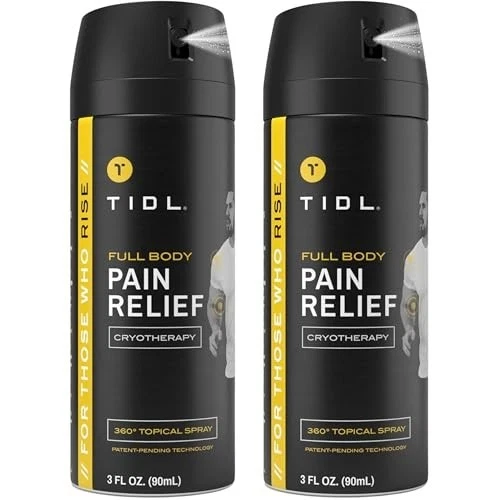 Spray para aliviar el dolor de crioterapia TIDL, 3 OZ (paquete de 2) dirigido al dolor de cuello, articulaciones y Foto 2 de 4