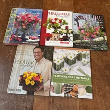 Flower Arranging Books Lot of 5 Florists Review Floral Design Styles