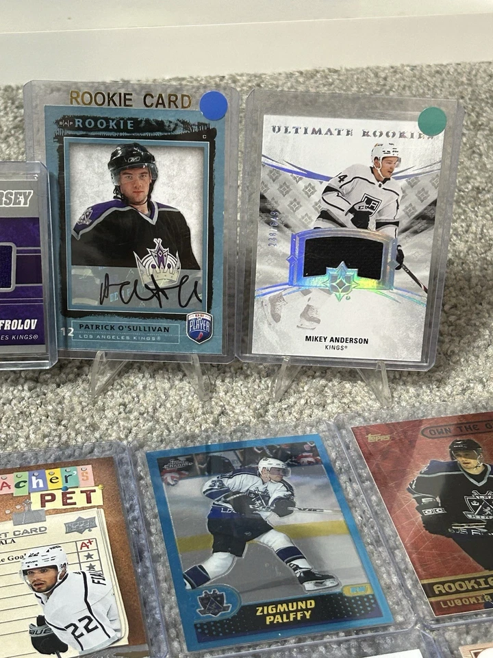 LA Kings 59 Card Insert Lot - Jerseys / Autos / Rookies / Serial Numbered + More - Image 4 of 4