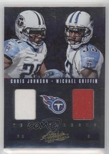 2012 Absolute Team Tandems Materials 37/50 Chris Johnson Michael Griffin #30 no9