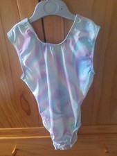 Milano girl's pastel coloured leotard. Size 32 Approx age 10-12 years