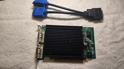 Nvidia Quadro NVS 440 2006 256mb of vram. Also cable for GPU (collectors item)