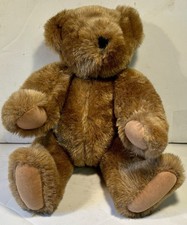 Authentic Vermont Teddy Bear Company 5 Way Jointed Golden Brown Teddy Bear Plush