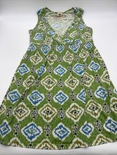 Faded Glory Women Stretch Dress Size 1X Multicolor Aop.#40943