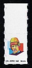RED GRANGE Very Rare GUMBALL MACHINE Baseball Stamp Card W/ TAB INTACT #184