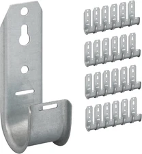 1-5/16"-Inch Wall Mount J-Hook – 25-Pack, Cable Support Hooks without Retainer C