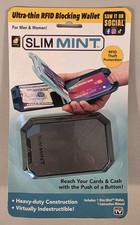 Slim Mint Wallet Ultra-Thin RFID-Blocking, AS-SEEN-ON-TV, ID Theft Protection