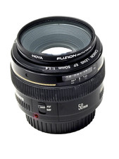Canon EF 50mm F1.4 USM Autofocus Lens Rear Cap & Filter