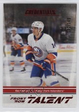 2024 Upper Deck Credentials Front Row Talent Red 142/149 Bo Horvat #FRT-BH e0y