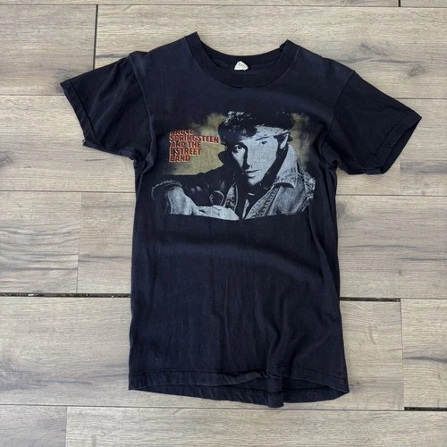 Bruce Springsteen E Street Band World Tour 1980s vintage concert t-shirt, vintage, single stitch, B+ condition