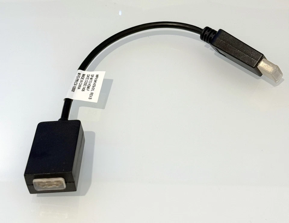 New Genuine Dell DisplayPort Male to HDMI Female Adapter Cable P/N Y4D5R - Image 2 of 4