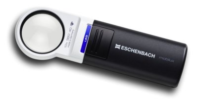 ESCHENBACH hand-held LED 10X magnifying glass Mobirakkusu 1511-10 w/ Tracking