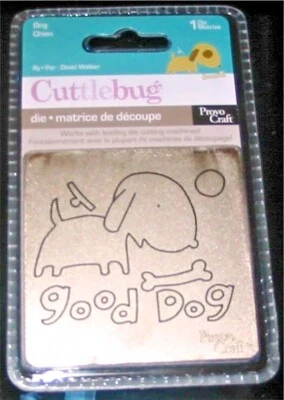 Good Dog with Bone Cuttlebug Die 37-1157 NEW! - Image 1 of 2