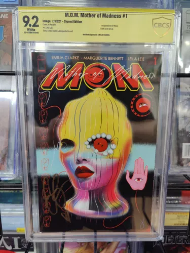 MOM MOTHER OF MADNESS #1 (2021) - CBCS GRADE 9.2 - SIGNED EMILIA CLARKE VARIANT!