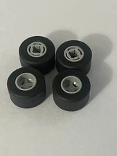 LEGO parts 30027b + 30028 (4pcs) Wheel 8mm D. x 9mm for Slicks, Hole Notched