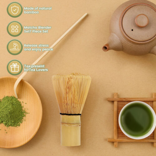 7Pcs Matcha Whisk Set Elegant Matcha Tea Set Complete Matcha Making Set} - Picture 7 of 17