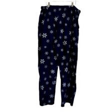 Stafford Blue with Snowflakes Men s PJ Pants Size XXL