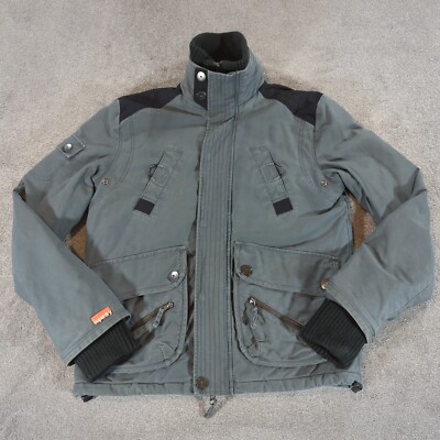 Military Jacket Superdry Jackets Superdry Jacket Mens XL Grey