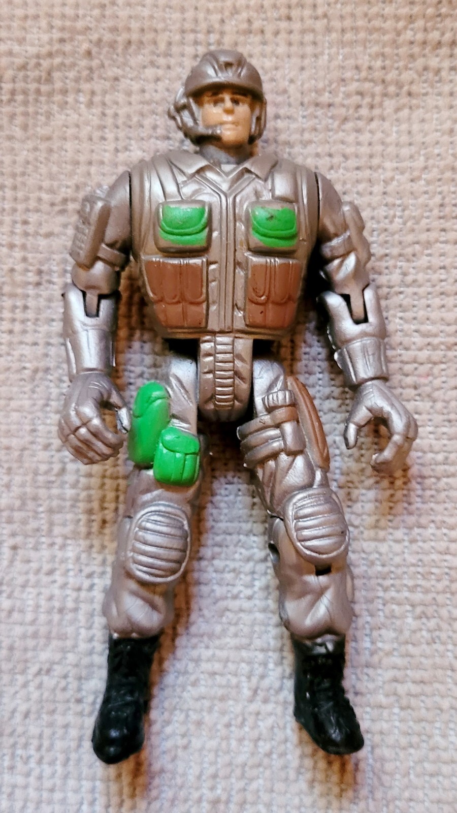 Articulated 4 Inch Poseable Silver Free Shipping
