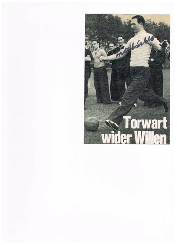 Fritz Buchloh - Nationalspieler VfB Speldorf 30er-Jahre (Torhüter, Mülheim Ruhr)