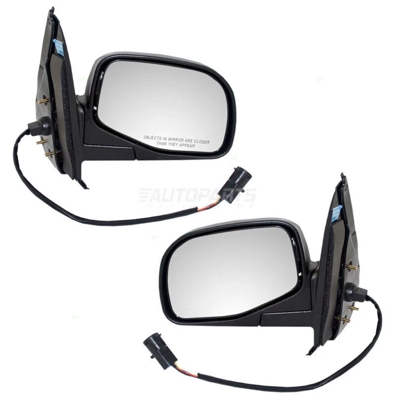 Novo Espelho Frontal Esquerdo Direito Porta Elétrica Compatível com 1995-2001 Ford Explorer 4 Portas - Imagem 2 de 3