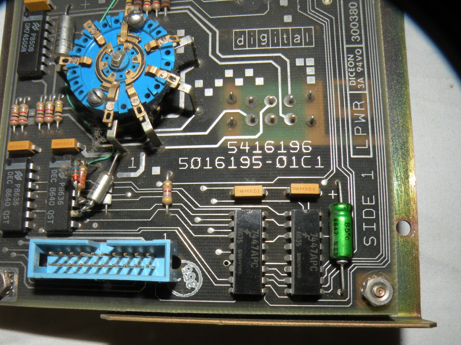 DIGITAL 70-21888-01 OPERATOR CONTROL PANEL FOR DEC PDP11/94 SYSTEM 54 ...