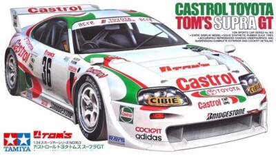 Tamiya - Castrol Toyota Tom`s Supra GT, 1/24, 24163 | eBay