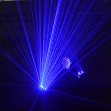 100% Pure Blue 2in1 Led Light Laser Gloves Dj Dancer Stage Show Party Props Gift