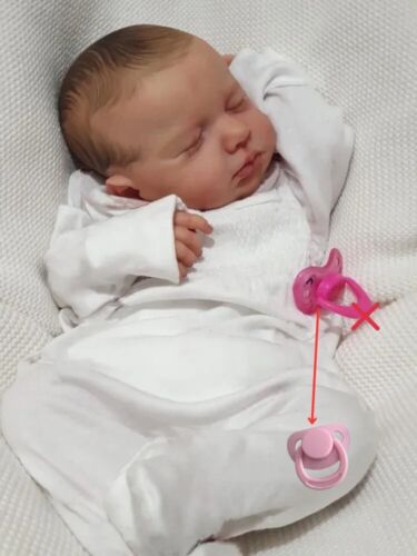 20” Newborn Sleeping Boy Full Body Silicone Realistic Handmade Reborn Baby