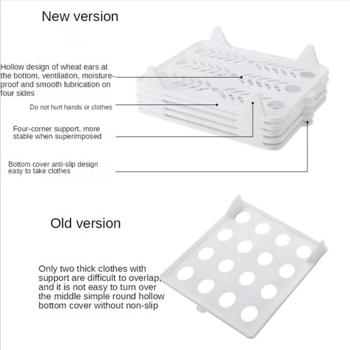 Organizer Maglietta Plastica Semplice Dressbook T-Shirt Organizer Casa - Foto 7 di 15