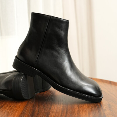 靴 Llife SLIGHT SQUARE ZIP BOOTS Llife SLIGHT SQUARE ZIP BOOTS