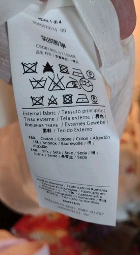 VALENTINO  Designer Silk Blend Sheer Ivory Tie Neck Shirt Blouse Size 48 - Picture 13 of 13