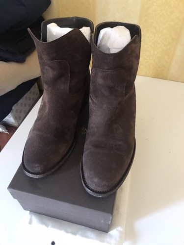 Stupendo Stivaletto Camoscio Tabacco via Roma 15 Tg 38 Rialzo Interno 3,5cm  | eBay
