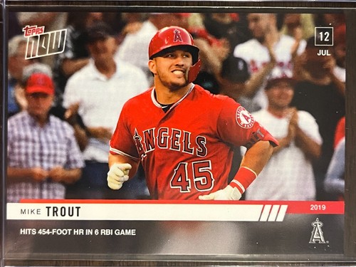 2019 Topps Now 502 Mike Trout