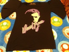 Vintage David Bowie Flowy Sleeved Glam Rock Buddist Punk Women's T-shirt