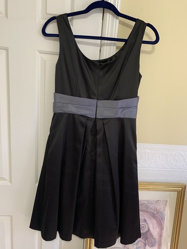 NWT Max and Cleo Black & Gray Sleeveless Formal Party Dress Size 8 - Picture 14 of 14