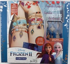 Disney Frozen II Make it Real Exquisite Elements Jewelry Bracelets 84 Piece Kit